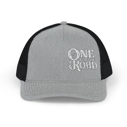 One for the Road Trucker Cap - Embroidered Snapback Mesh Hat