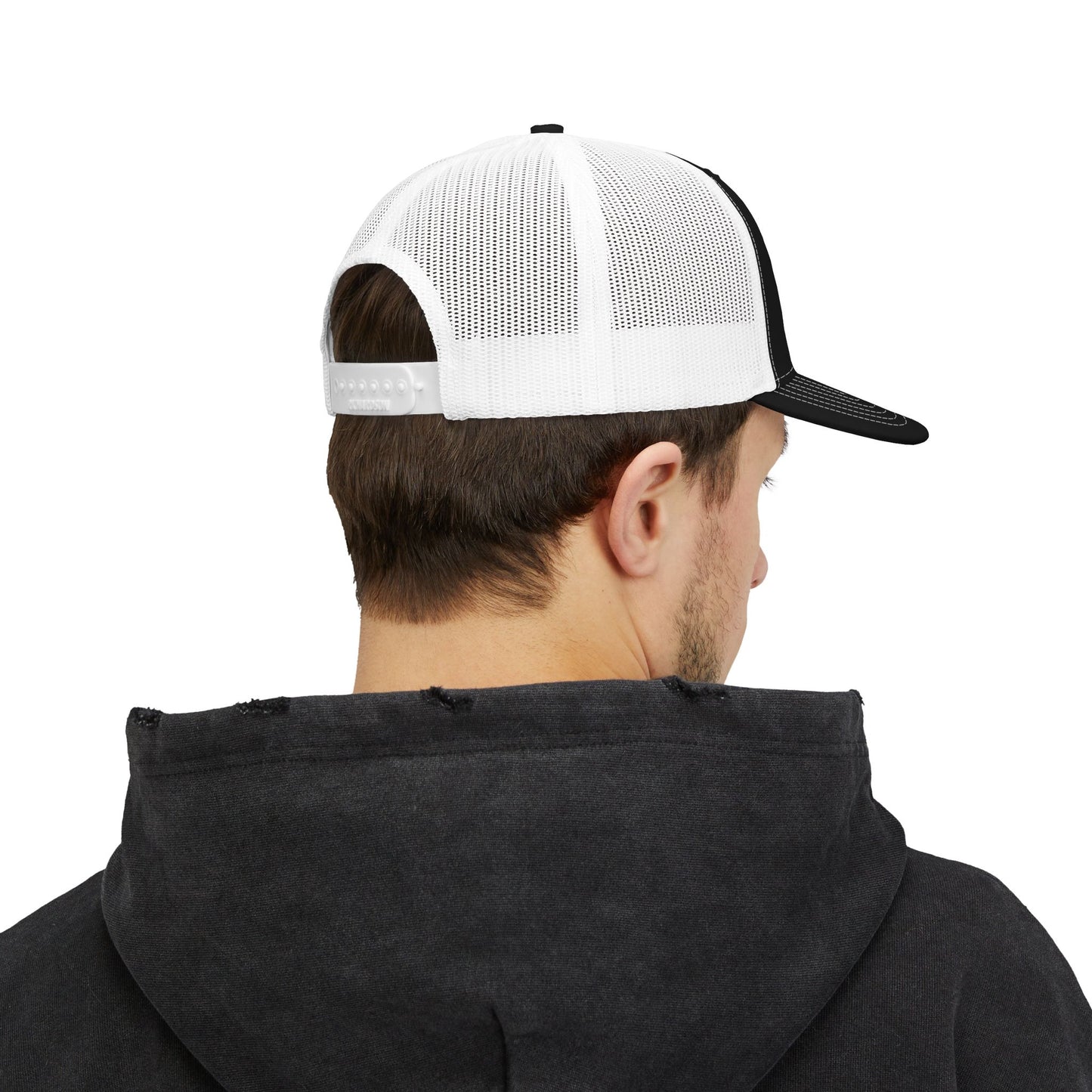 One for the Road Trucker Cap - Embroidered Snapback Mesh Hat