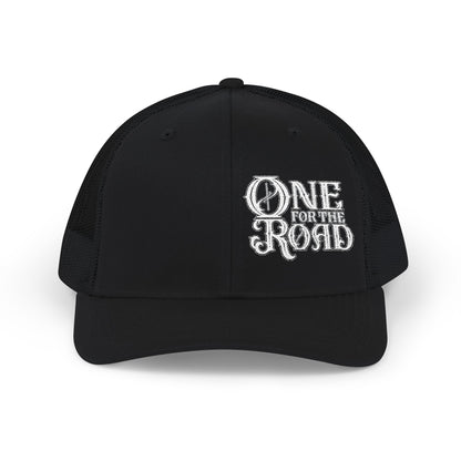 One for the Road Trucker Cap - Embroidered Snapback Mesh Hat