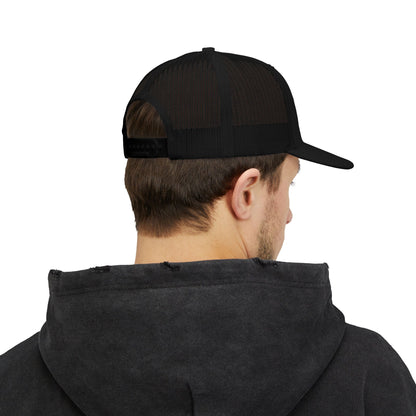 One for the Road Trucker Cap - Embroidered Snapback Mesh Hat