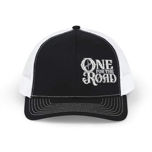 One for the Road Trucker Cap - Embroidered Snapback Mesh Hat